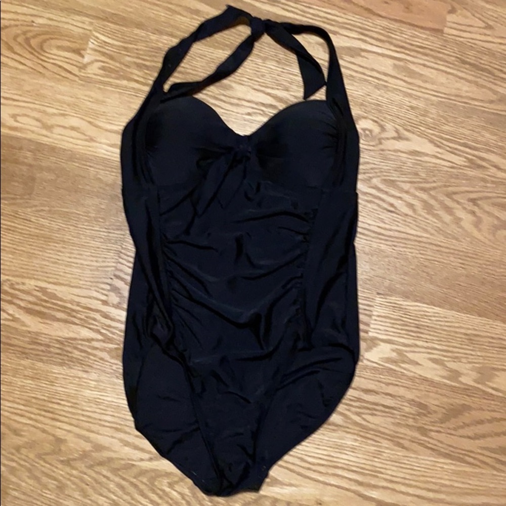 Merona black swim suit